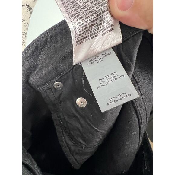 NWT Citizens of Humanity Rocket Highrise Skinny Black Jeans - Picture 9 of 10